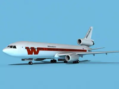 McDonnell Douglas MD-11 Western 3D model
