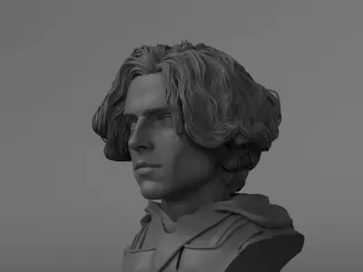 Timothee Chalamet - Paul Atreides - Dune 3D print model