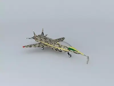 Jet Fighter NEG Free 3D model