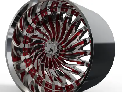 ASANTI AF824 WHEEL 3D MODEL 3D model