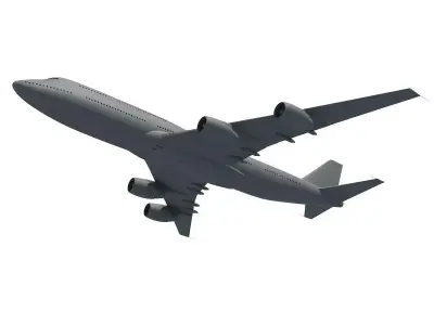 Aerial Scene for Aircraft 3D model