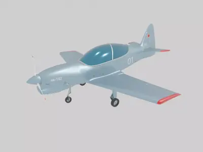 Yakolev Yak-152 - RUSSIAS NEW PRIMARY FLIGHT TRAINER - 3D model