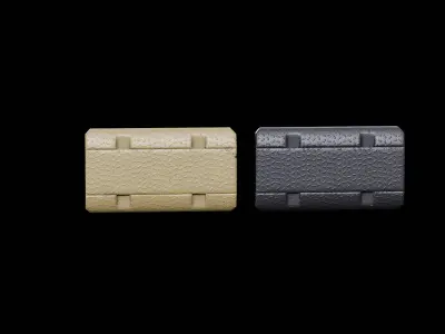 Magpul M-LOK Hand Stop Kit Low-poly 3D model