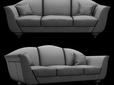 Italian sofa Free 3D model purchase