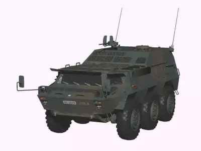 Japan Ground Self-Defense Force Type82 CCV 3D model