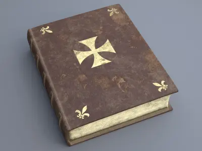 Templars' Book 3D model