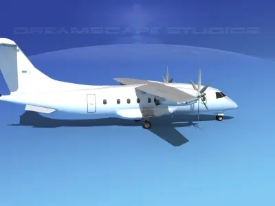 Dornier Do-328-130 Unmarked 1 3D model