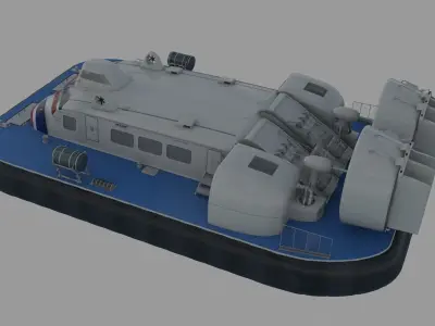 Hovercraft Griffon 12000TD 3D model