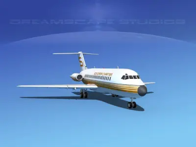 Douglas DC-9-15 Sonorra Air Charter 3D model