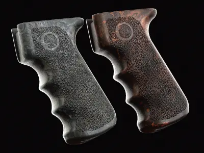 Hogue AK-AKM Grip Low-poly 3D model