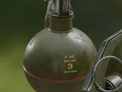 Frag Grenade 3D model