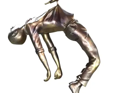 Ascension Man Spirit as Bird Lifting Body 758 3D model