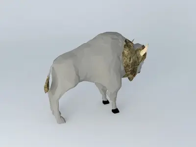 NORTH AMERICAN BISON 3D model