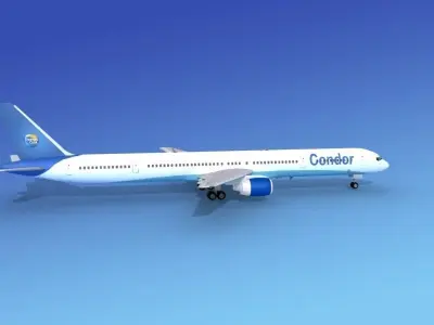 Boeing 757-300 Thomas Cook 2 3D model