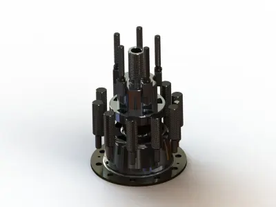 Hole Position Checking Gauges of Differential Case 3D model