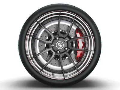 Signature SV302S wheel 3D model