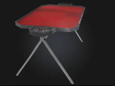 Futuristic Hoverboard Sleek Anti-Gravity Ride 3D model