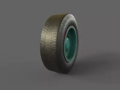 TYRE 3D model PBR tire Low-poly 3D model