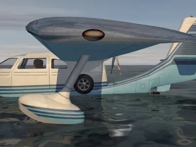 Republic RC-3 Seabee 3D model