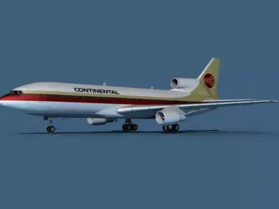 Lockheed L-1011-50 Continental  3D model