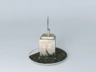 STATUE FISHERMAN'S FAREWELL - SANTA POLA Free 3D model