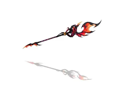 Mystic Scepter Low-poly 3D model