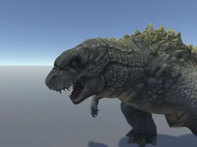 Godzilla Monster 3d Model  3D model