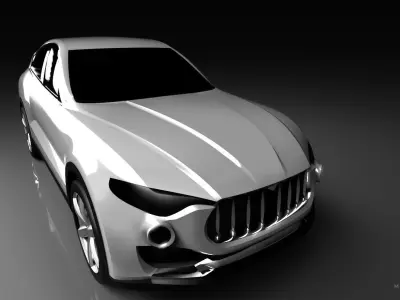 Maserati Kubang Low-poly 3D model