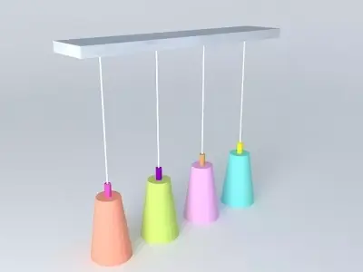 lustre ceiling lamp Free 3D model