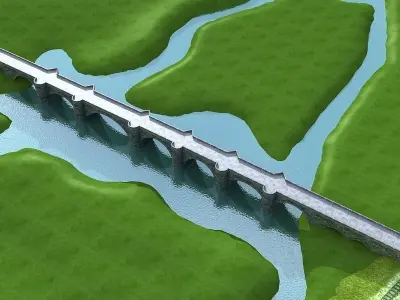 JUSTINIANUS BRIDGE 3D model