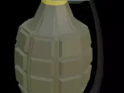 Low Poly Explosives Low-poly 3D model