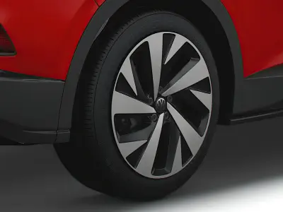Volkswagen ID4 1st 2021 wheel 3D model