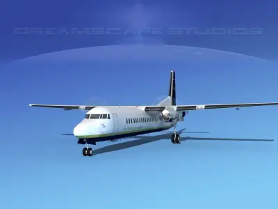 Fokker F-60 Air Charter Intl 3D model