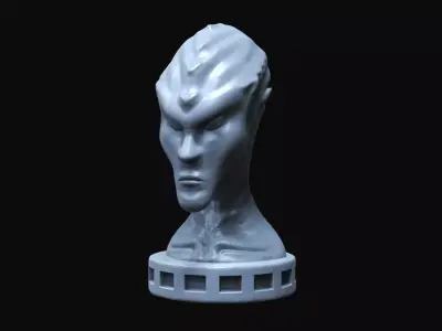 Alien Statue 3D print model purchase