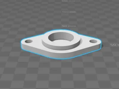 bearings holder D26 B12 d8 3D print model
