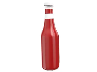 Ketchup Bottle 3D model
