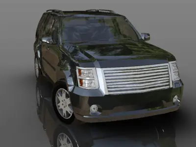 Suv 4x4 3D Model Free - offroad Games Free low-poly 3D model