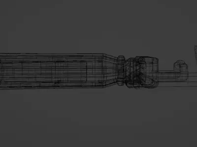 Black Rock Shooter Cannon 3D model