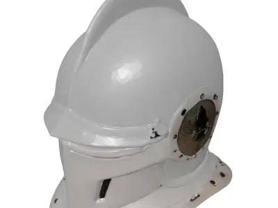 Medieval Knight Helmet 3D Model 3D model purchase