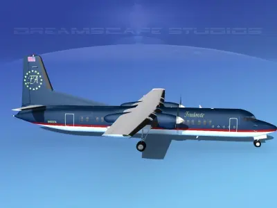 Fokker F-60 Freedom Air 3D model