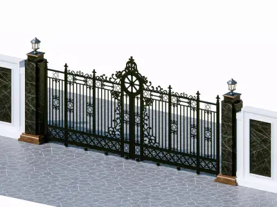 Classical gate 3D model