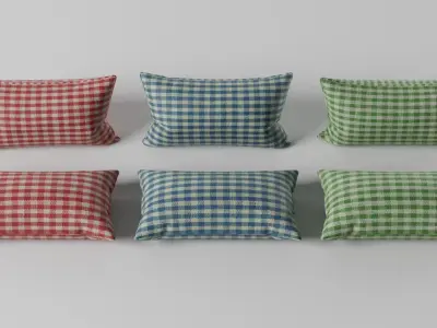 24 Pillows pack Free 3D model