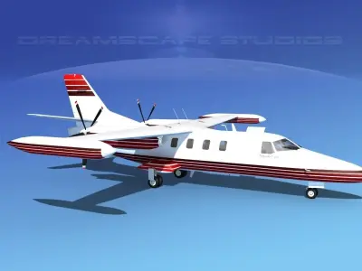 Dreamscape AF-46 Turbo Star Executive V12 3D model