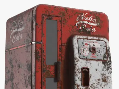 Retro Vending Machine for Nuka-Cola 3D model