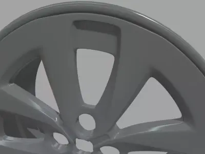 Rim Car Custom 02 3D model