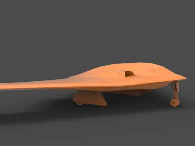 B2- M orange drone 3D print model