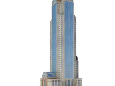 Commercial Skyscraper 3D model