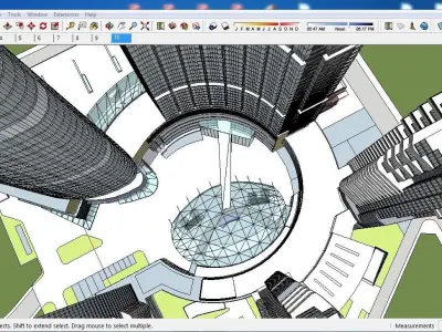 Sketchup Residential Complex A3 3D model