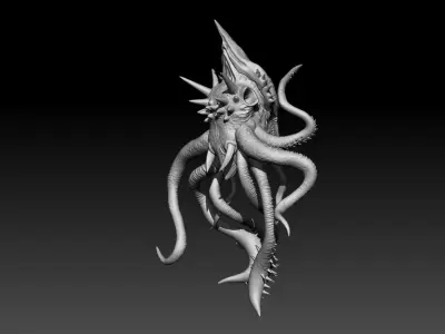 alien 3D modeling print files 3D print model