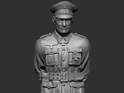 German Officer 1 3D print model